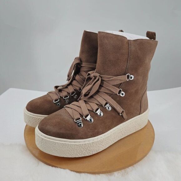 Shoes - Women's Jslides Bolt Taupe Lined Boot, Size 8.5 M
